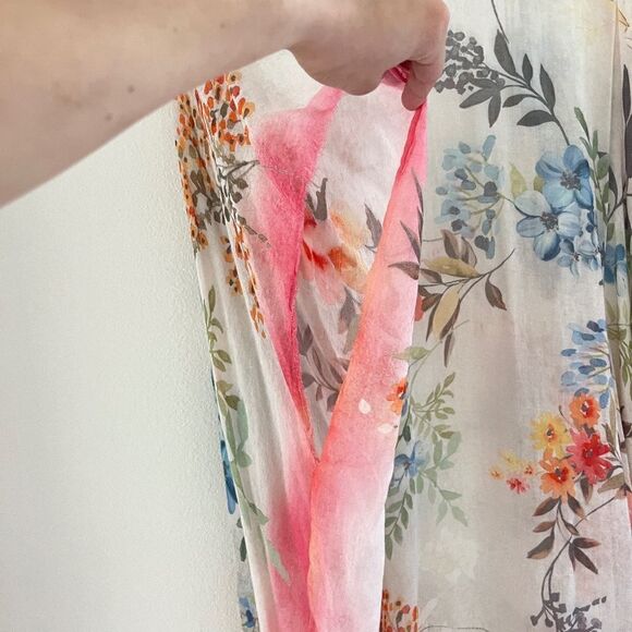 Tolani Floral Kimono Cotton Modal - Picture 6 of 13